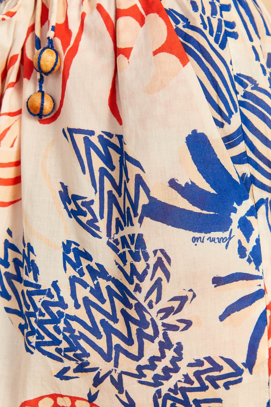 Off-White Mixed Lobster Shorts sold by FARM Rio product image thumbnail 5