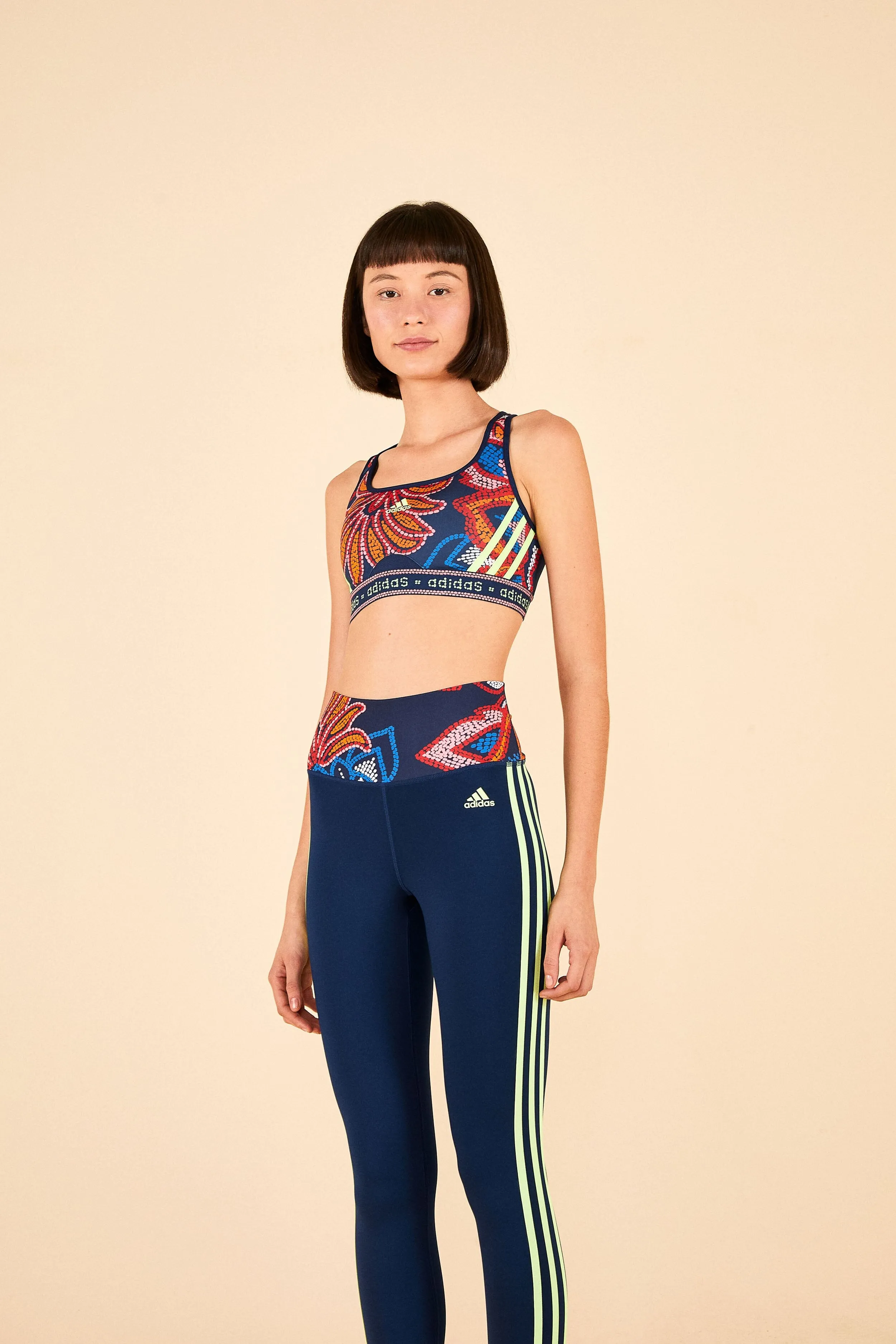 ADIDAS FARM TR Tights Blue sold by FARM Rio