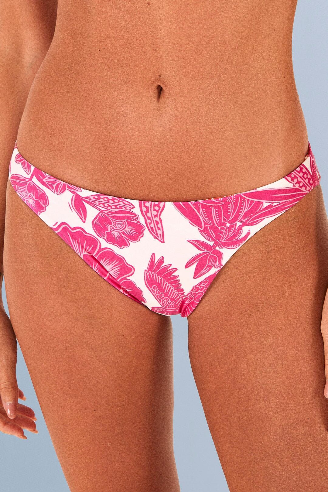 Tropical Woodcut Reversible Full Bikini Bottom sold by FARM Rio product image thumbnail 3