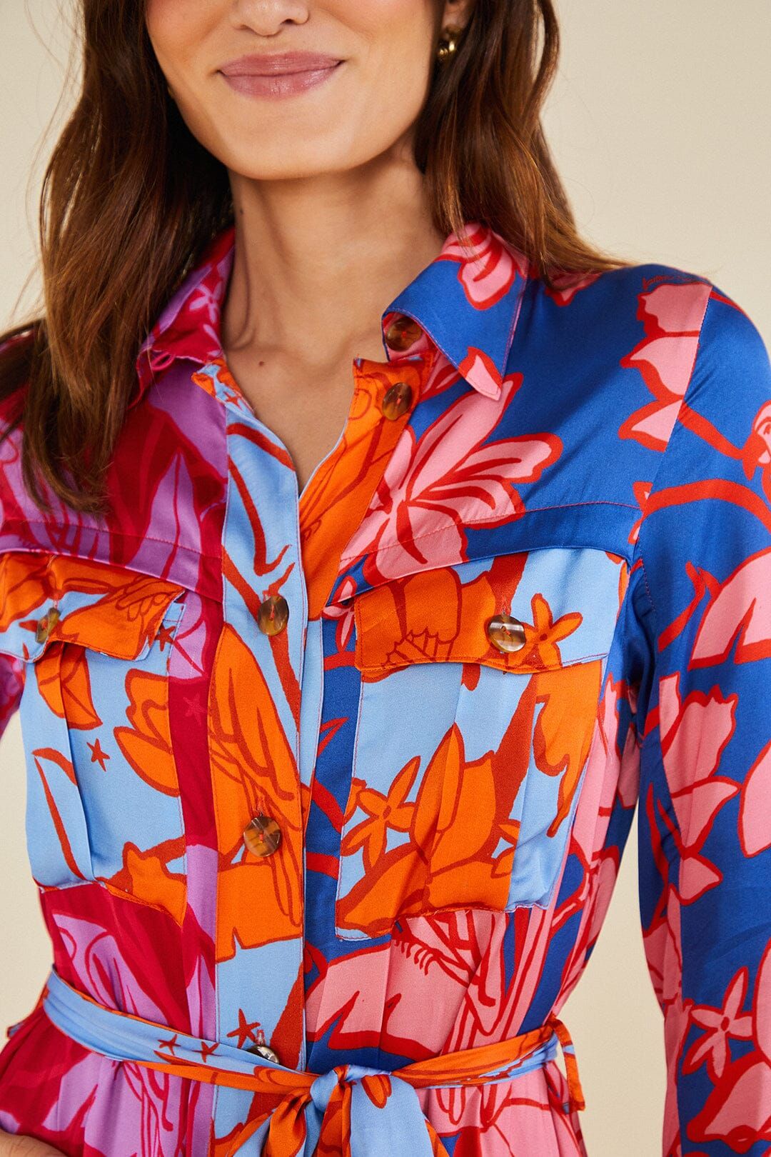 Mixed Living Nature Shirtdress sold by FARM Rio product image thumbnail 5