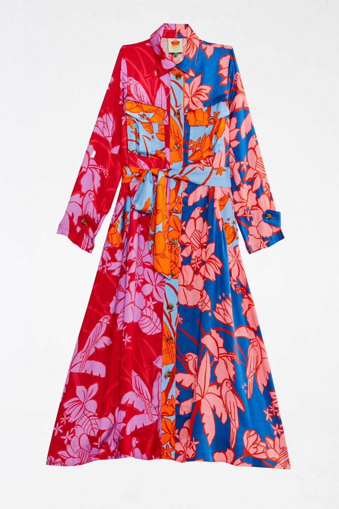 Mixed Living Nature Shirtdress sold by FARM Rio product image thumbnail 6