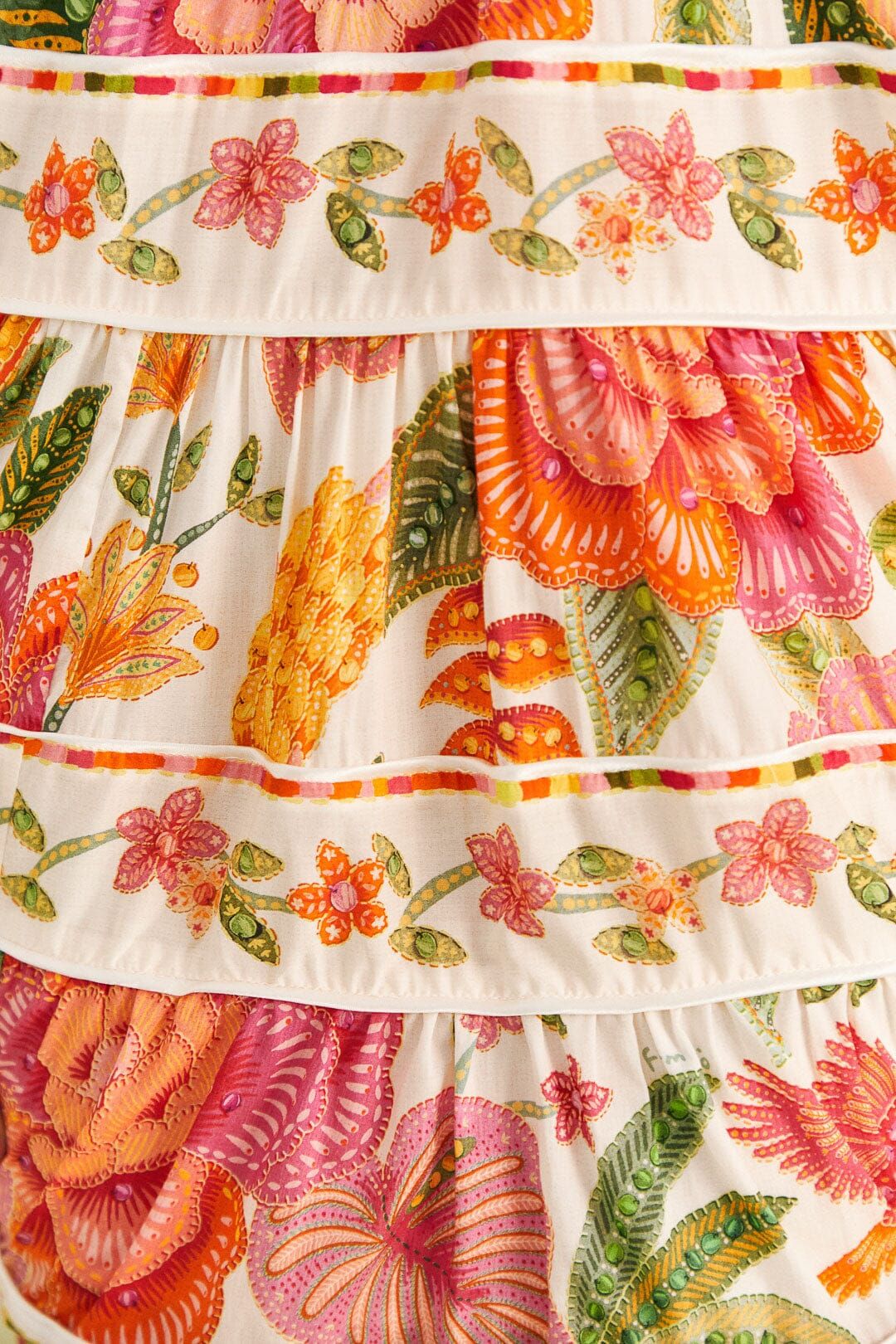 off white macaw bloom mini dress Farm Rio
