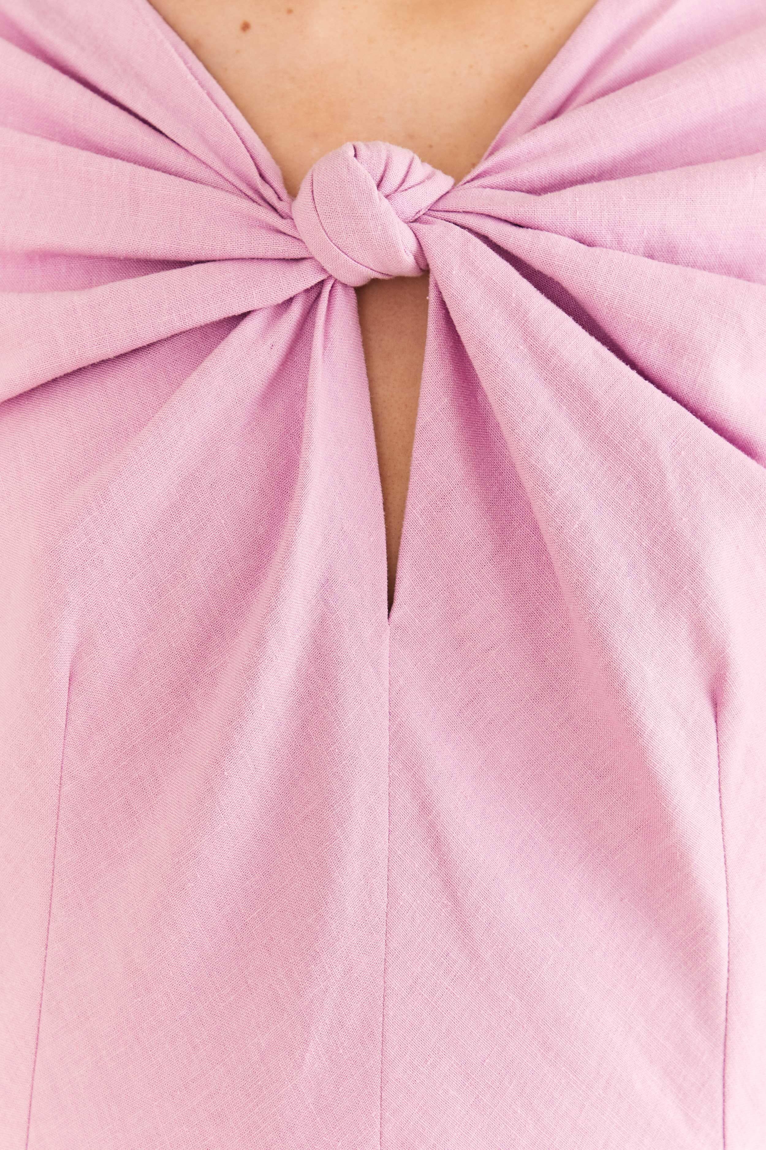 Lilac Short Sleeve Mini Dress sold by FARM Rio product image thumbnail 5