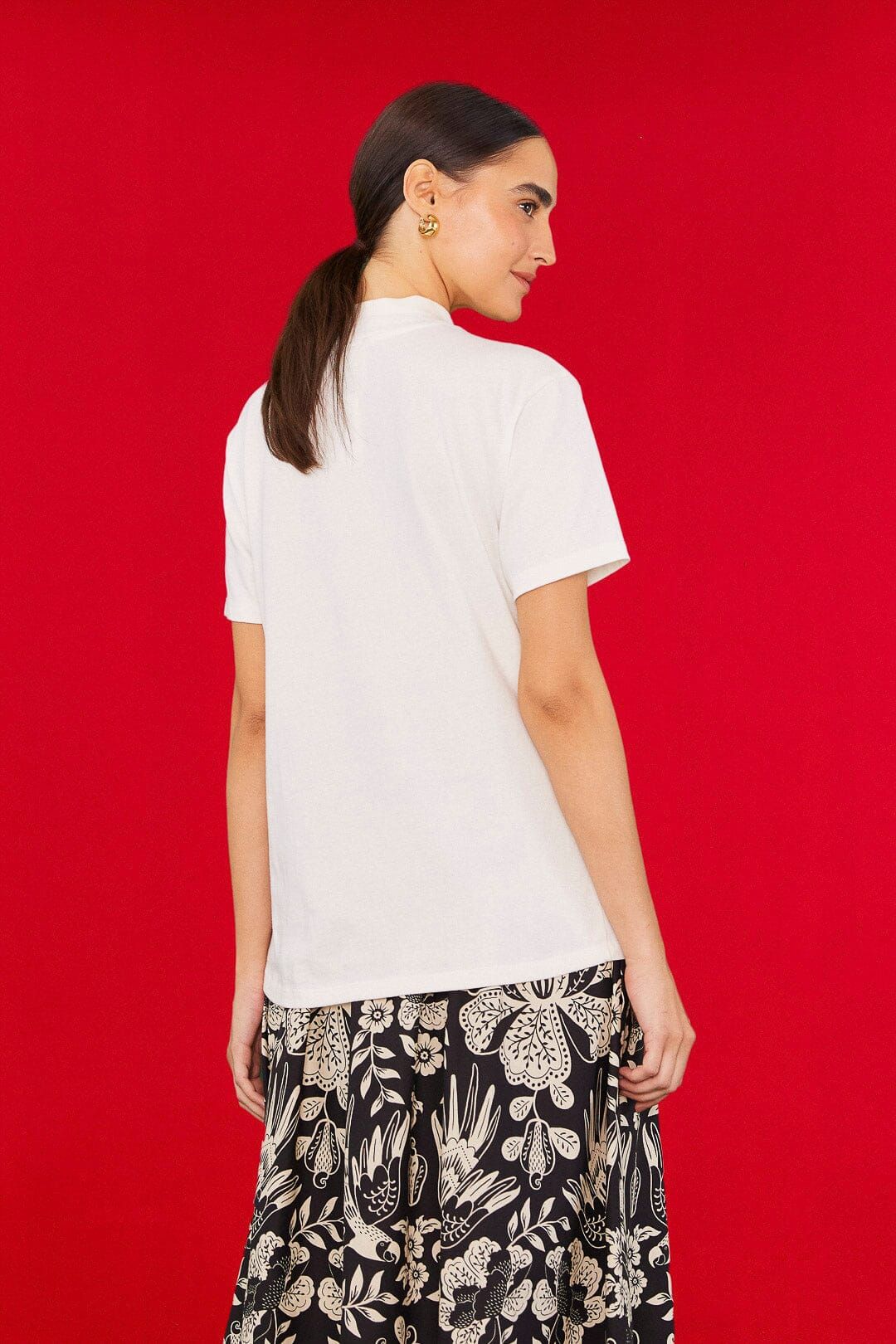 Off White Full Of Love Organic Cotton T Shirt sold by FARM Rio product image thumbnail 2