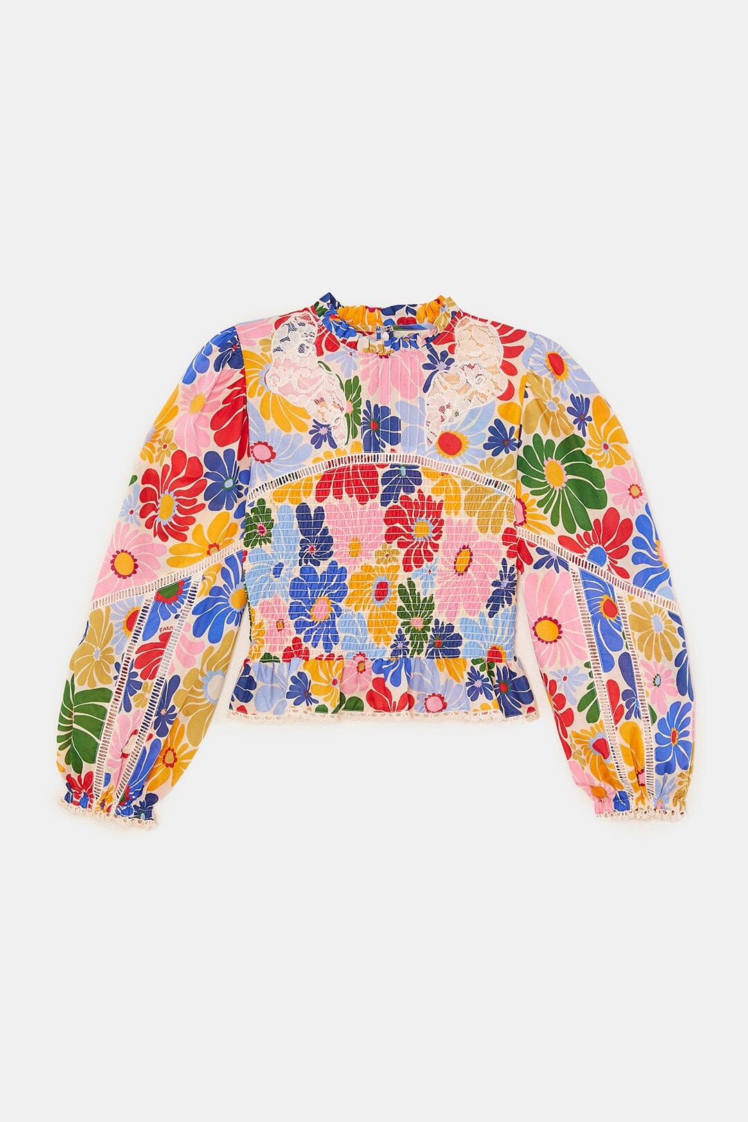 Sand Sunny Daisies Blouse sold by FARM Rio product image thumbnail 7