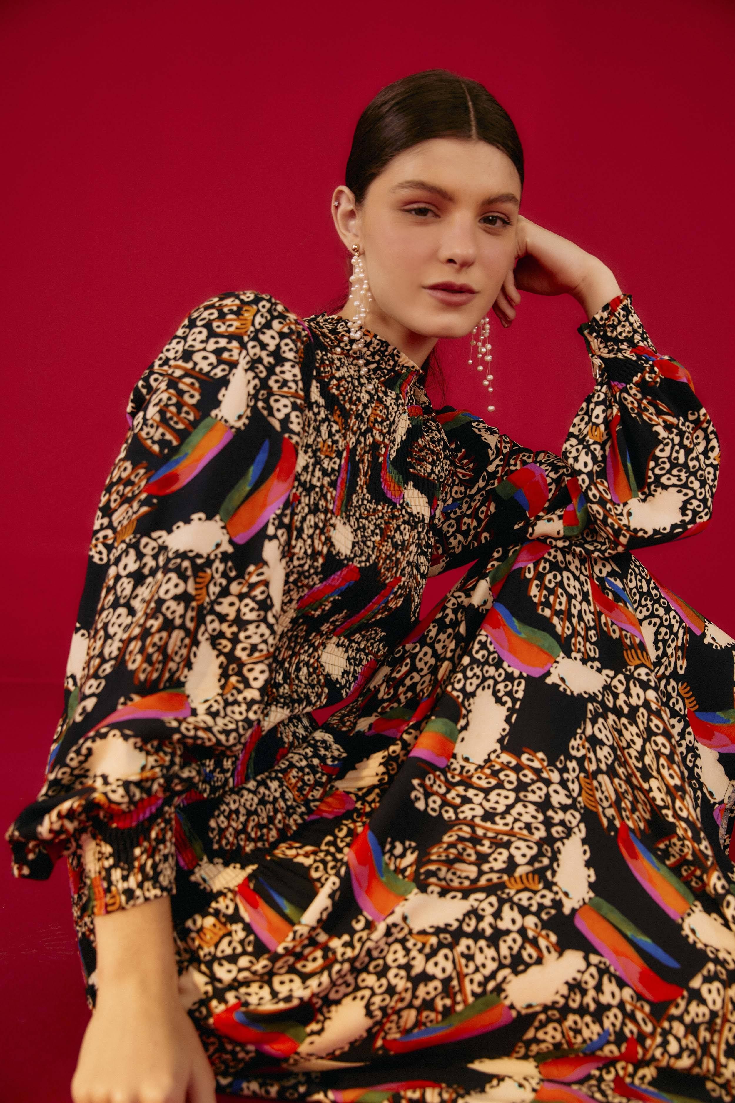 Leopard Toucans Midi Dress sold by FARM Rio product image thumbnail 2