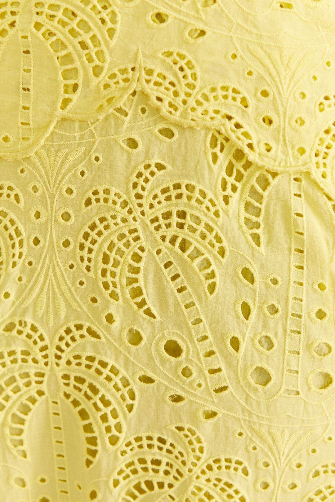 Light Yellow Richelieu Midi Dress sold by FARM Rio product image thumbnail 5