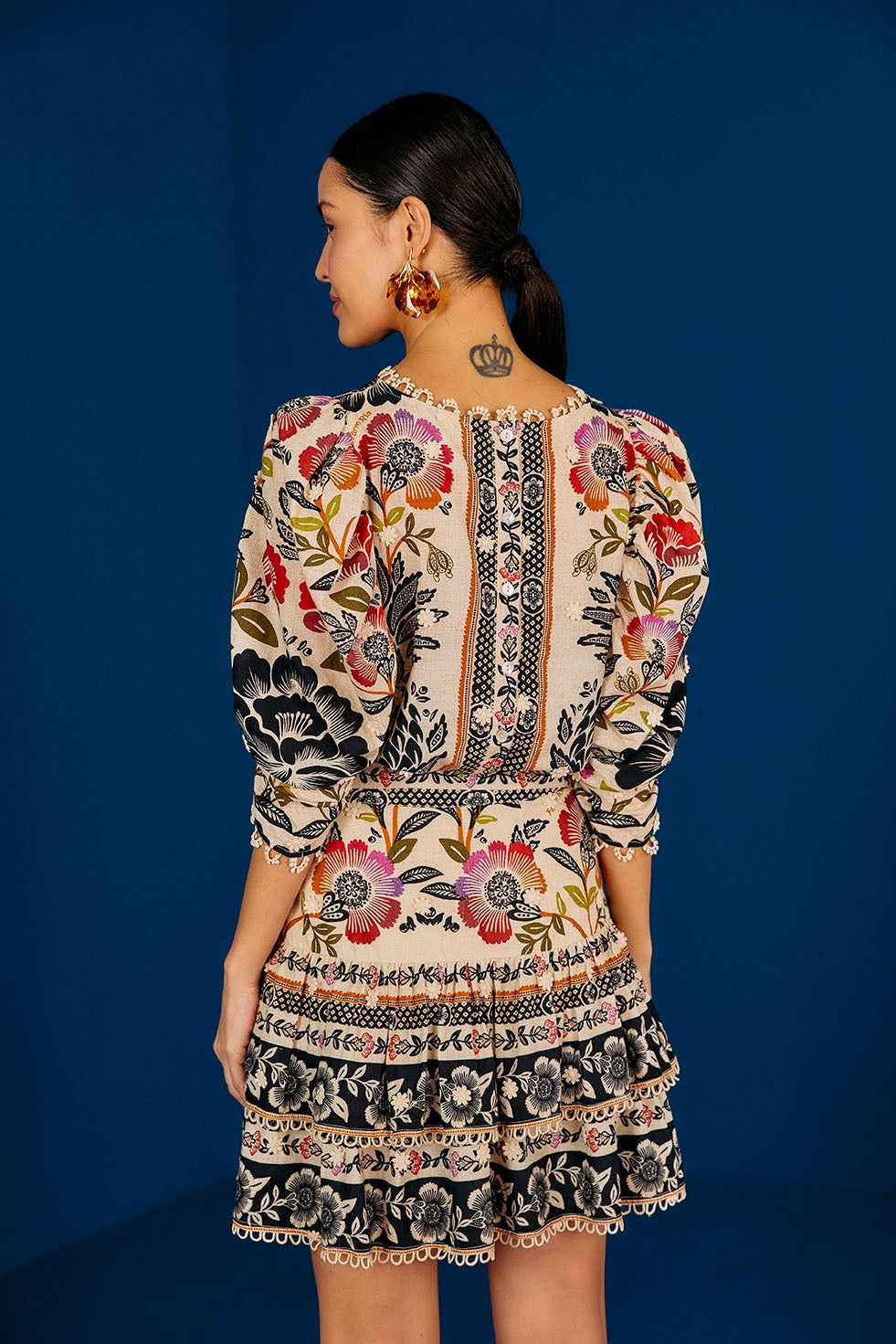 Romantic Garden Mini Skirt sold by FARM Rio product image thumbnail 2