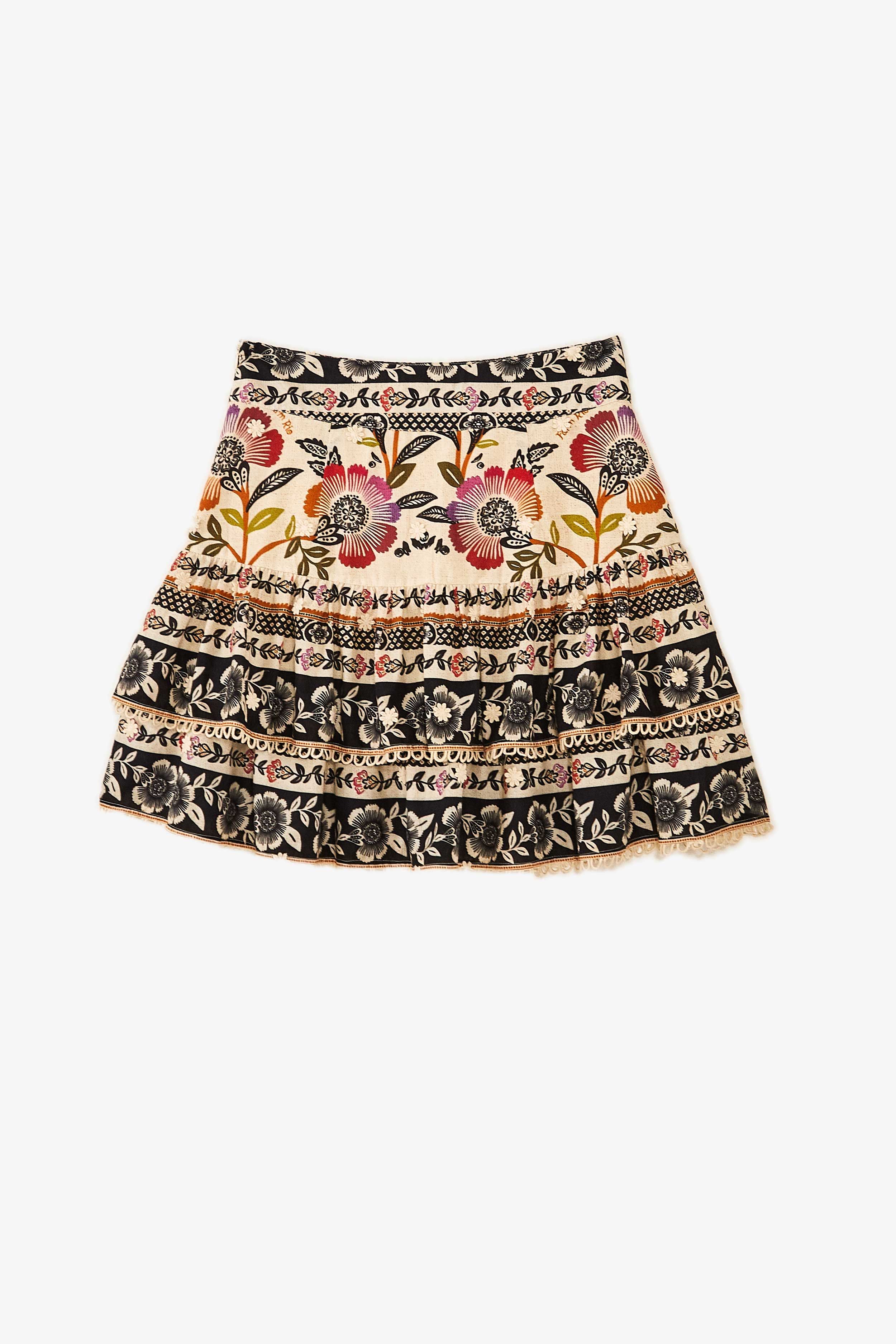 Romantic Garden Mini Skirt sold by FARM Rio product image thumbnail 5