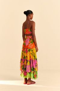 Orange Romantic Garden Crop Top sold by FARM Rio