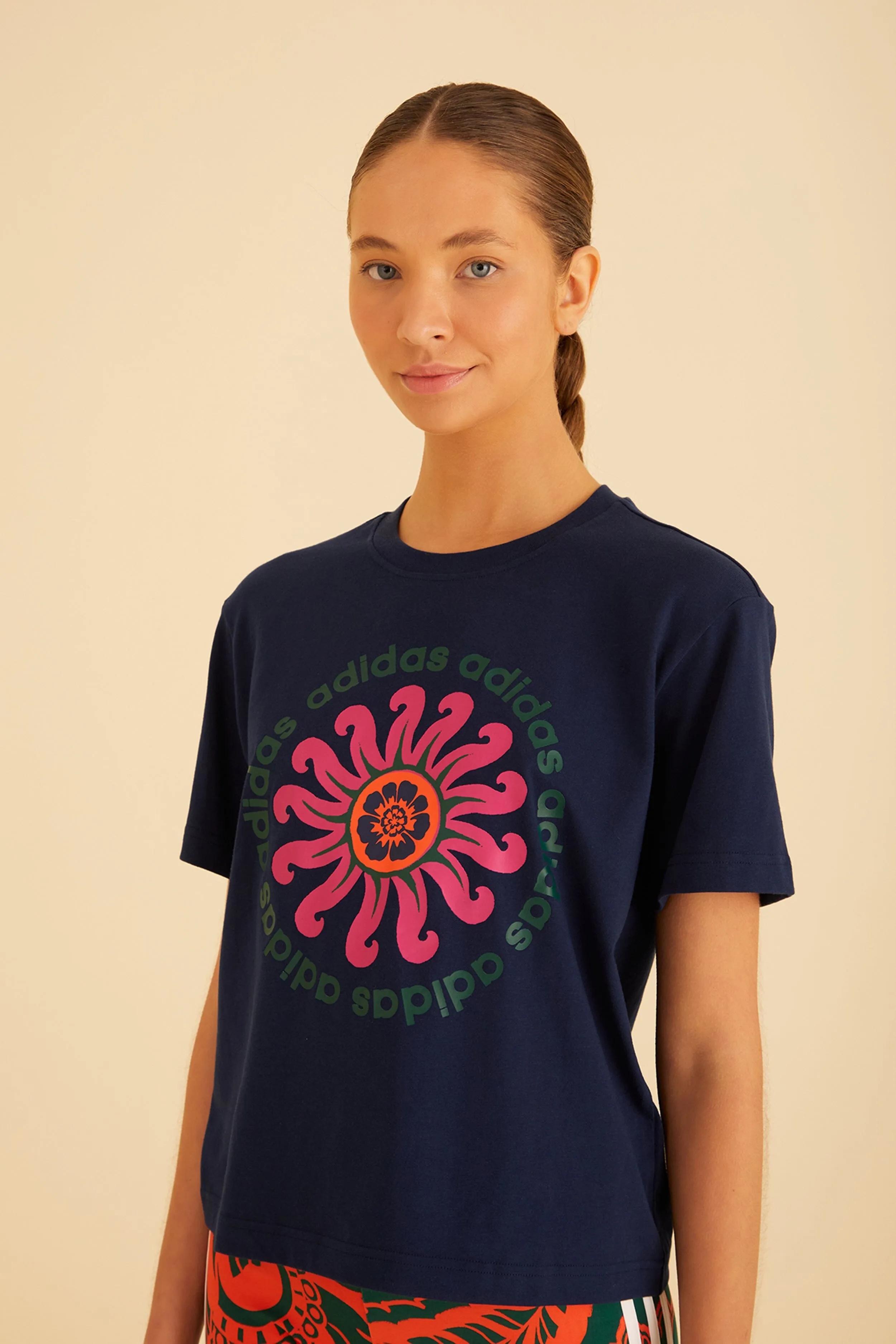 Blue Adidas FARM GFX Tee sold by FARM Rio