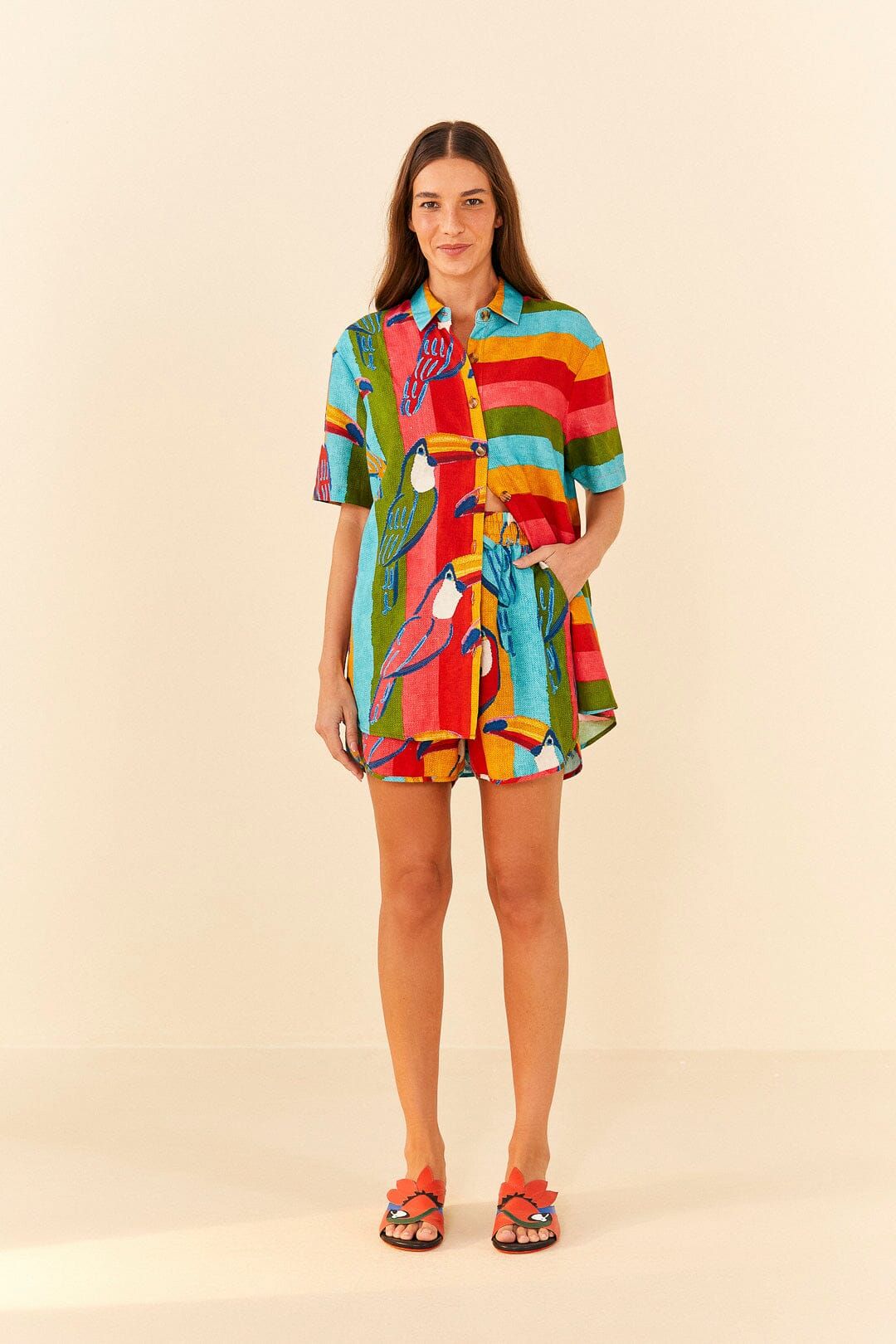 Wonderful Toucans Unisex Shirt sold by FARM Rio product image thumbnail 2