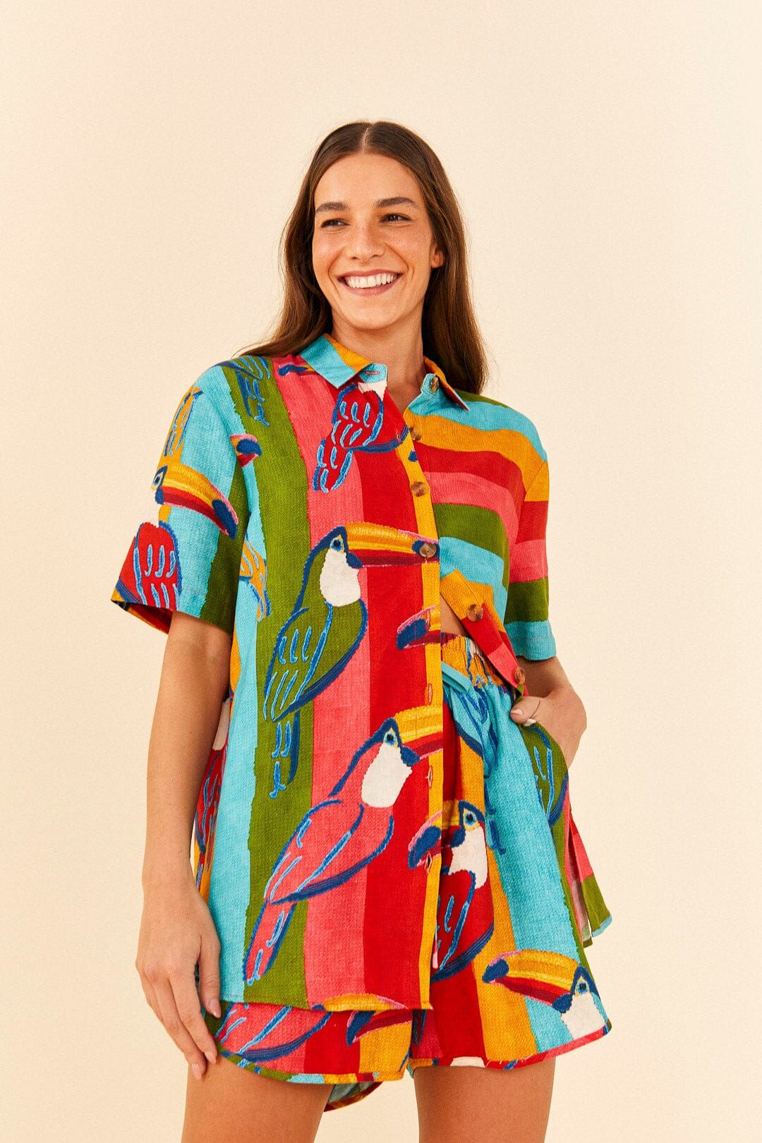 Wonderful Toucans Unisex Shirt sold by FARM Rio