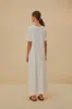 White Natureza Organic Cotton Maxi Dress sold by FARM Rio