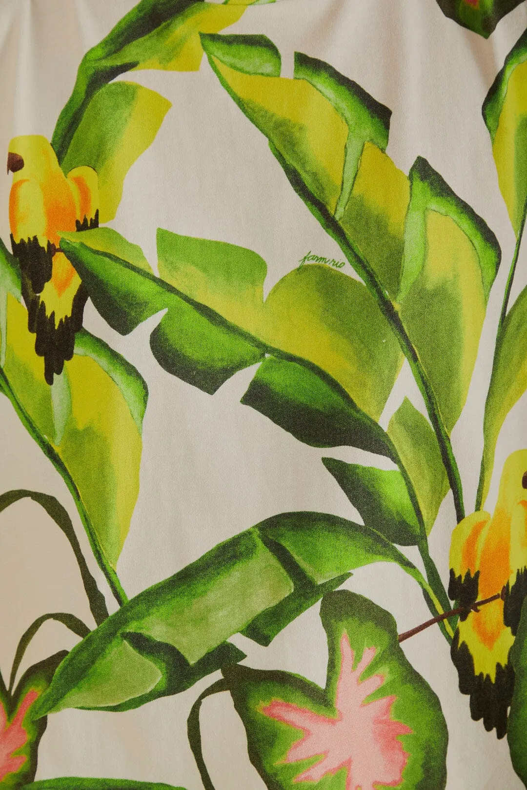 Off-White Summer Foliage T-Shirt sold by FARM Rio product image thumbnail 4