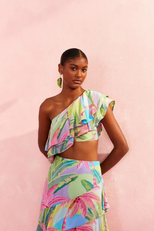 Beach Vibe One Shoulder Top sold by FARM Rio