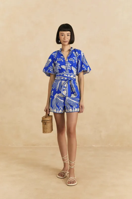 Blue Lace Banana Romper sold by FARM Rio