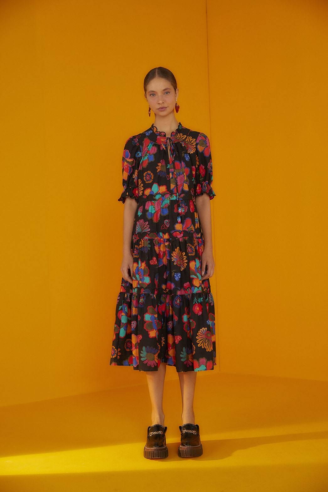 Lilys Garden Midi Dress sold by FARM Rio product image thumbnail 4