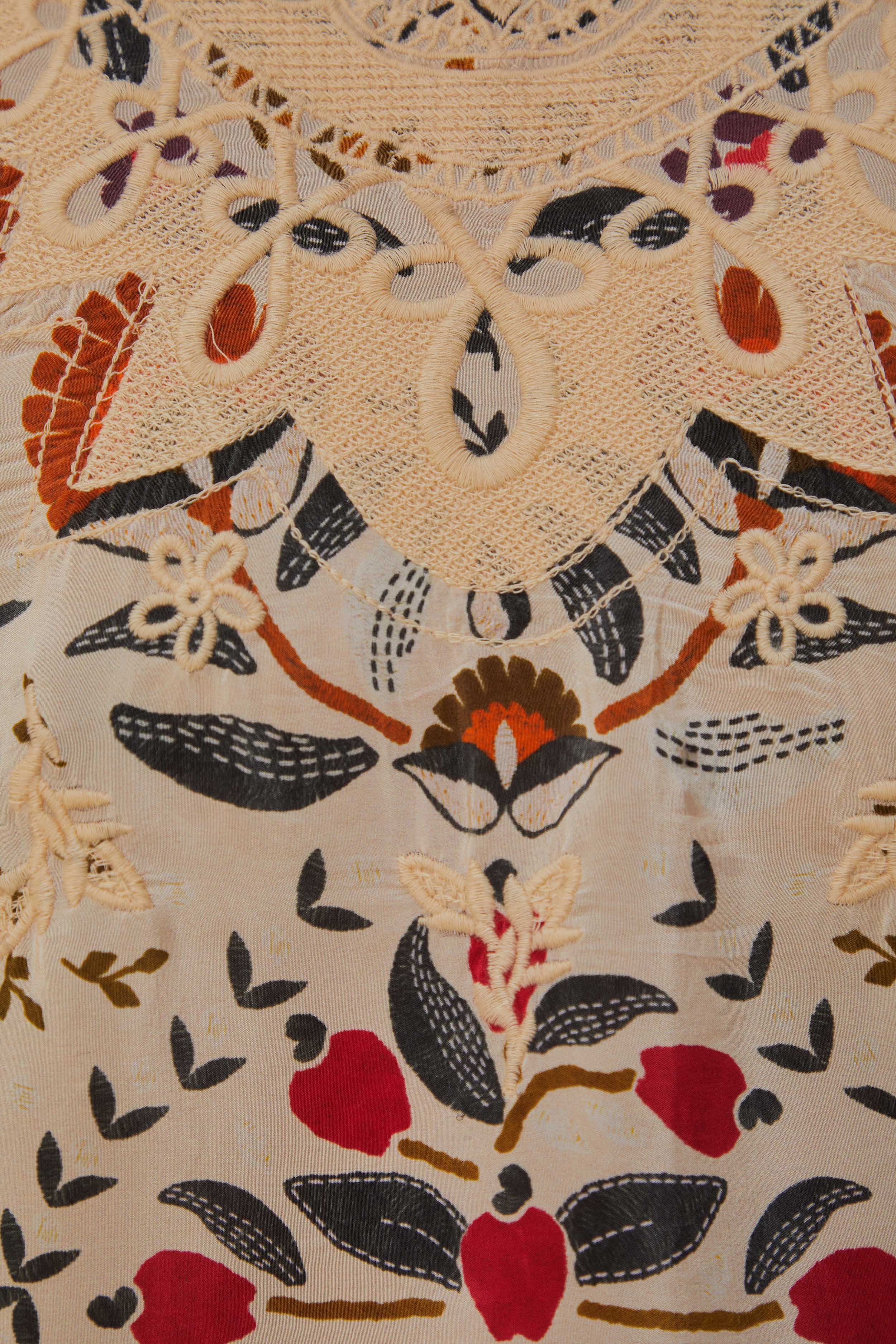 Sand Palms Paradise High Neck Blouse sold by FARM Rio product image thumbnail 5