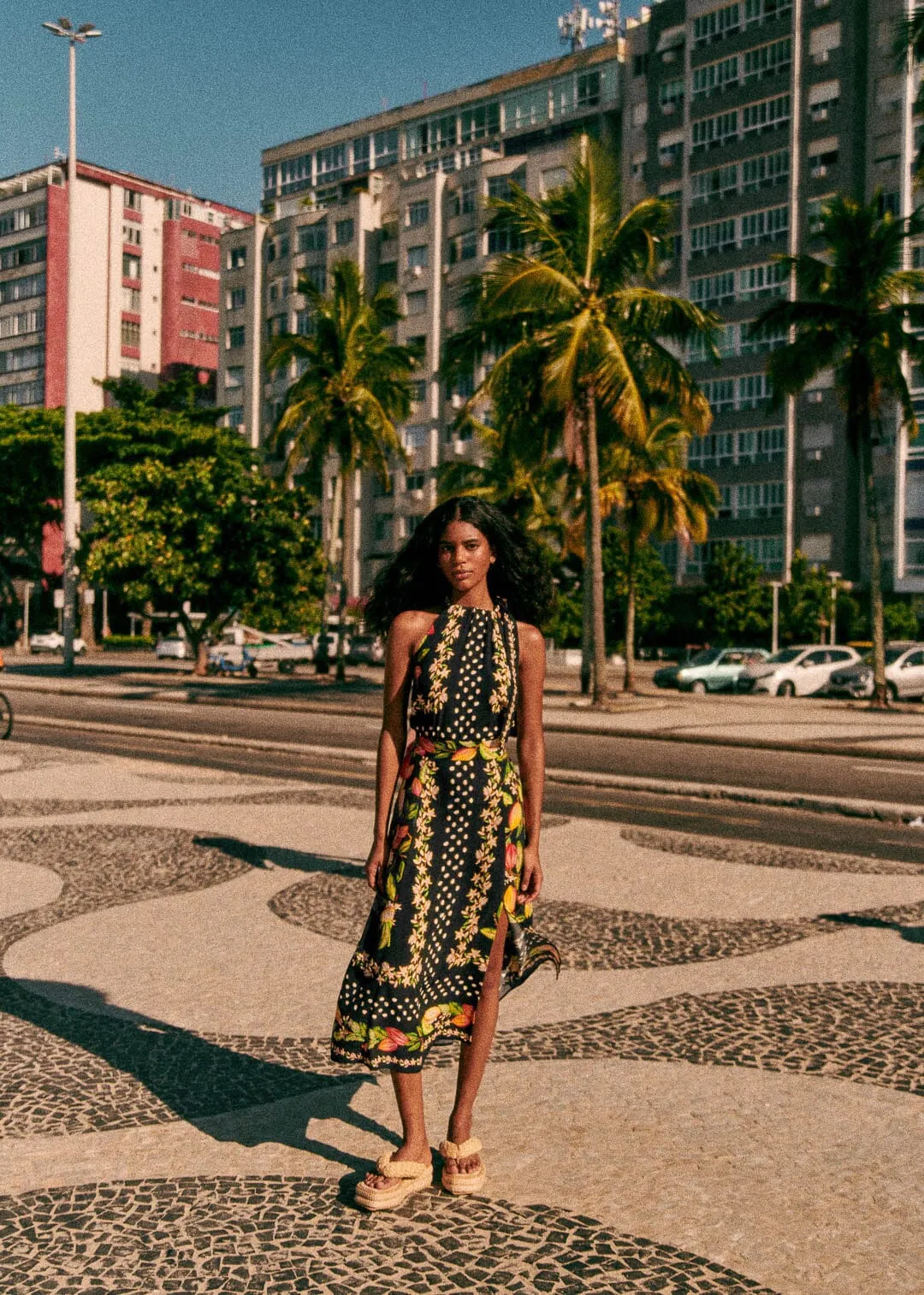 Cocoa Paradise Black Tabata Skirt sold by FARM Rio