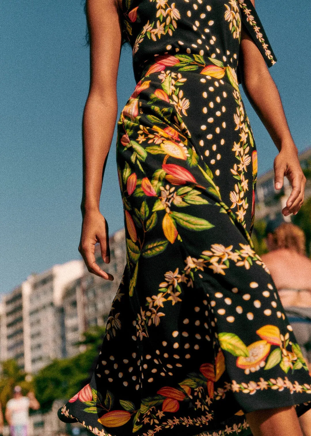 Cocoa Paradise Black Tabata Skirt sold by FARM Rio product image thumbnail 2