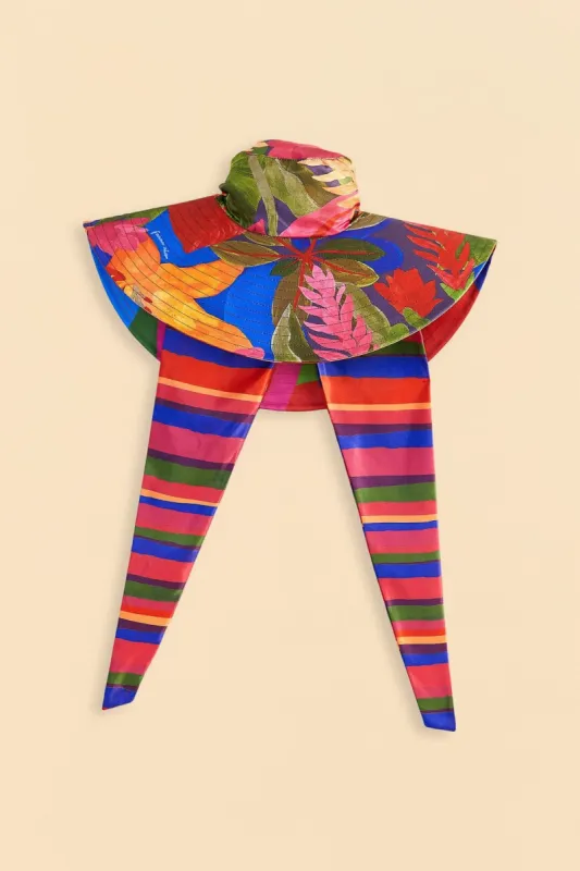 Tropical Floral Hat sold by FARM Rio