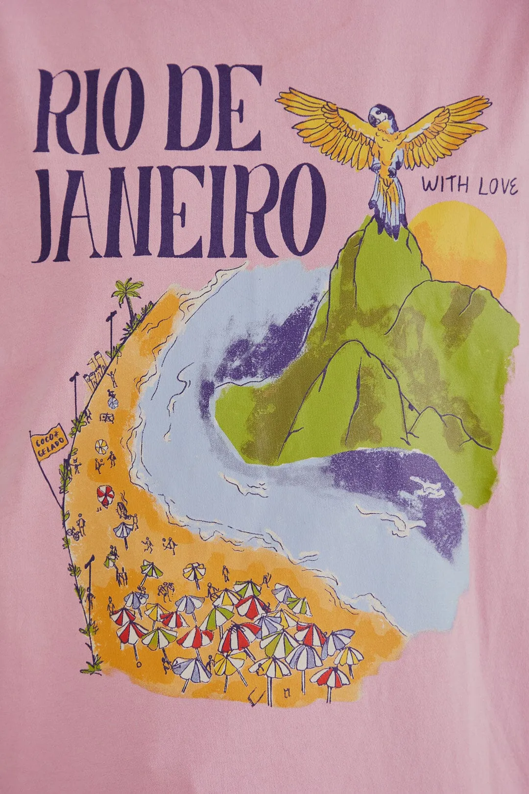 Rio De Janeiro Organic Cotton Fit T-Shirt sold by FARM Rio product image thumbnail 4