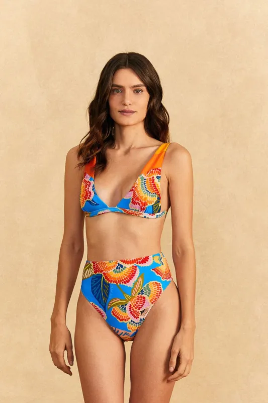 Dewdrop Spectrum High Waisted Bikini Bottom sold by FARM Rio
