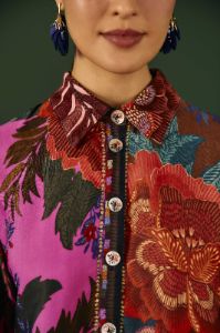 Flower Scarves Lenzing™ Ecovero™ Viscose Shirt sold by FARM Rio