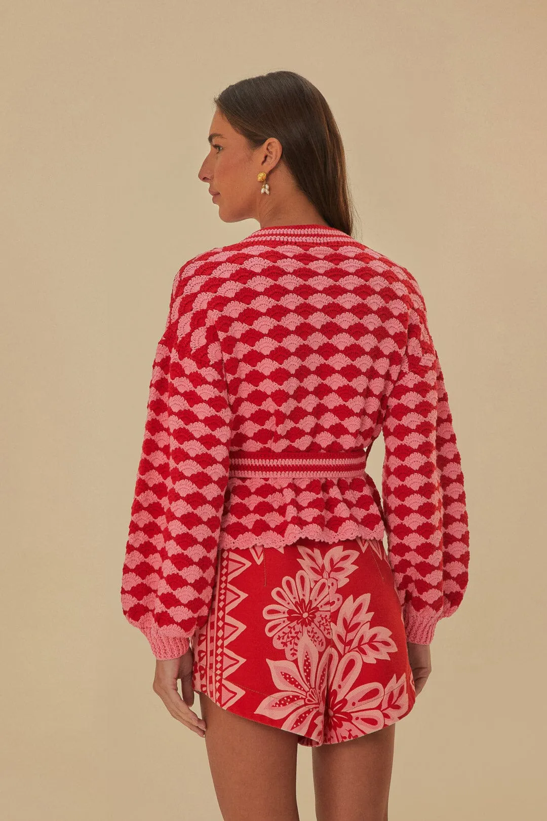 Fan Stitch Crochet Cardigan sold by FARM Rio product image thumbnail 4