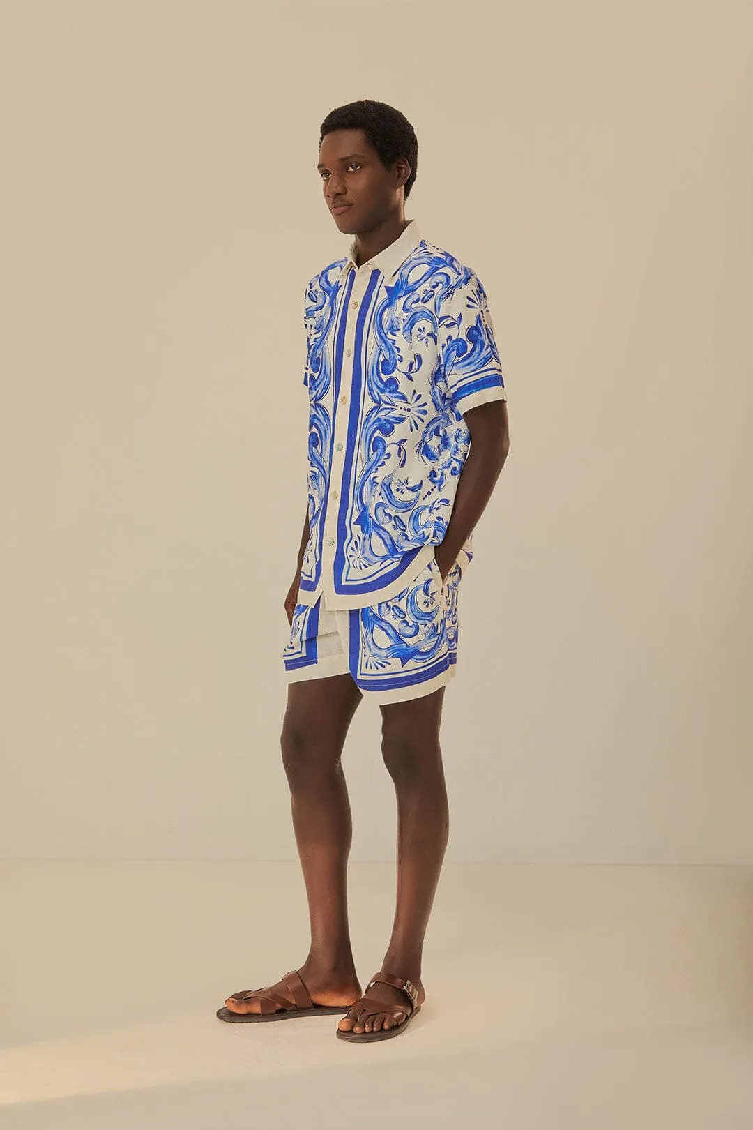 Garden Tiles Unisex Shirt sold by FARM Rio product image thumbnail 2