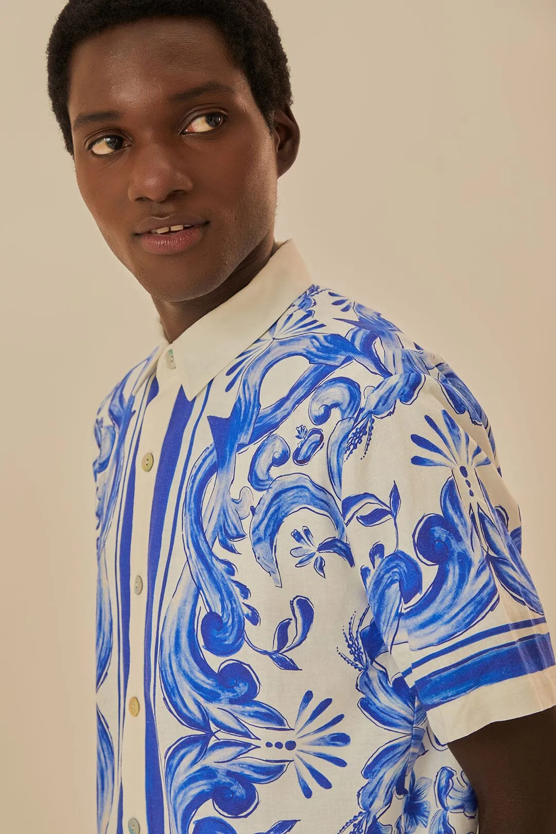 Garden Tiles Unisex Shirt sold by FARM Rio product image thumbnail 3