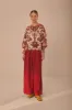 Cream Riad Blouse sold by FARM Rio