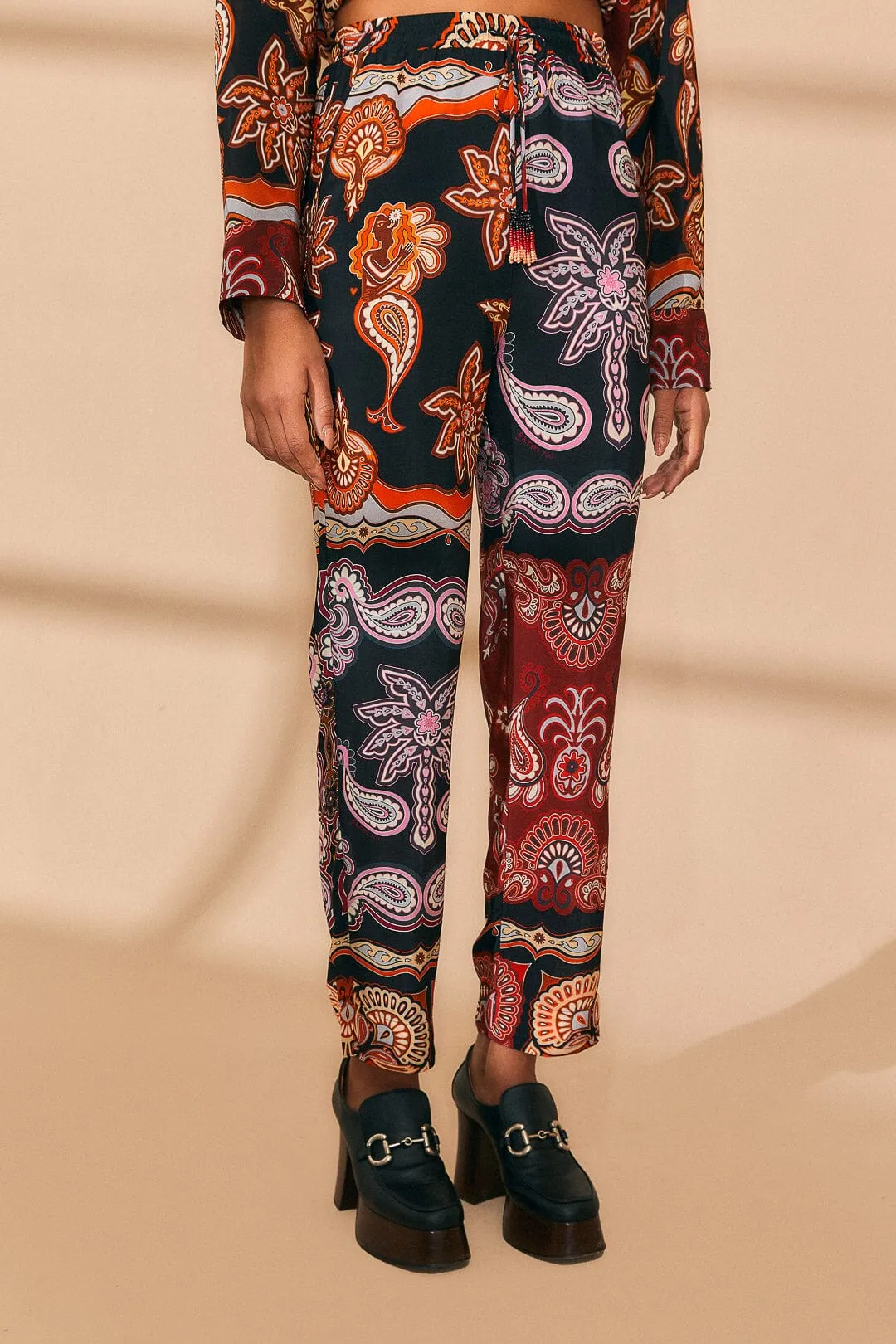 Black Sweet Mermaids Pants sold by FARM Rio