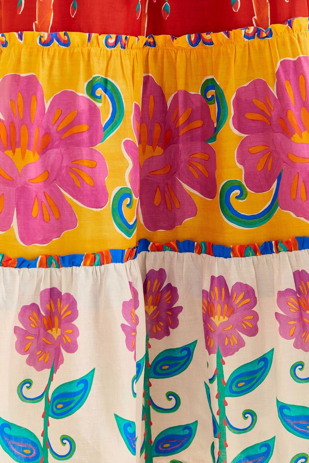 Off-White Vivid Garden Maxi Skirt sold by FARM Rio product image thumbnail 6