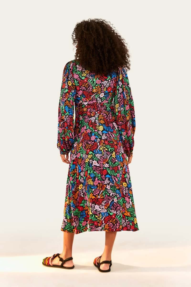 Tropical Garden Lenzing™ Ecovero™ Viscose Midi Dress sold by FARM Rio product image thumbnail 2