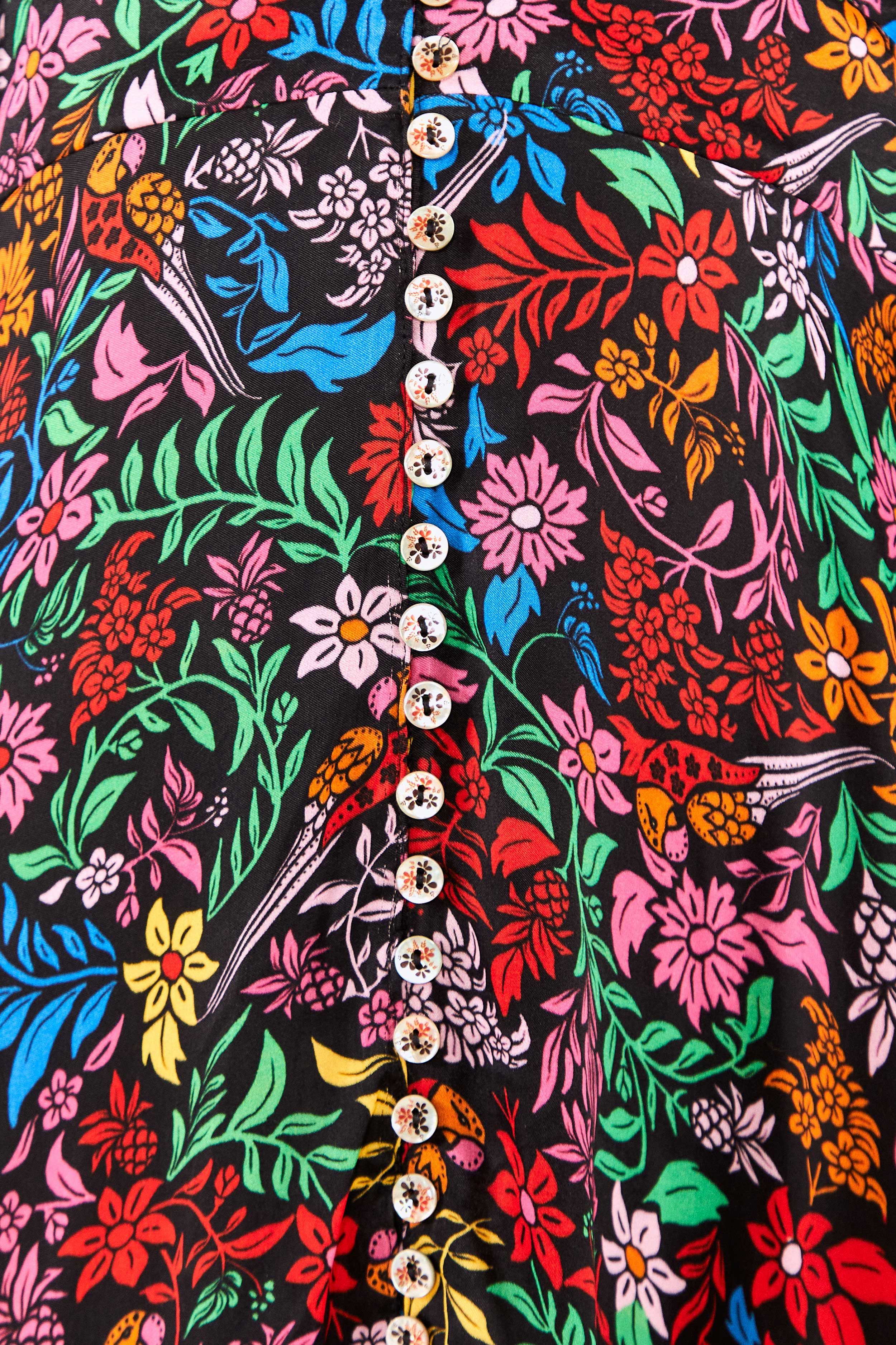 Tropical Garden Lenzing™ Ecovero™ Viscose Midi Dress sold by FARM Rio product image thumbnail 4