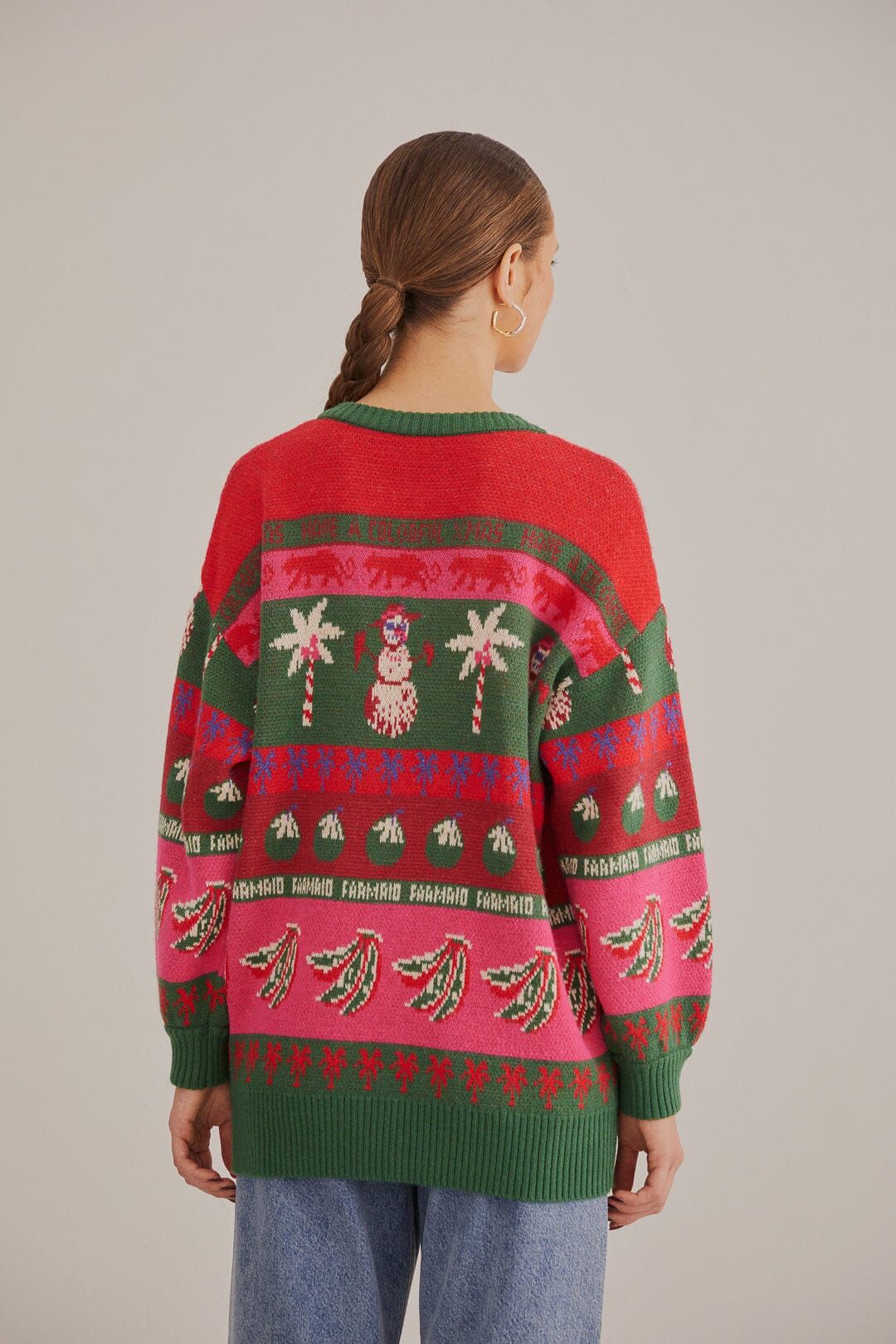 Tropical Christmas Ainika Cardigan sold by FARM Rio product image thumbnail 4