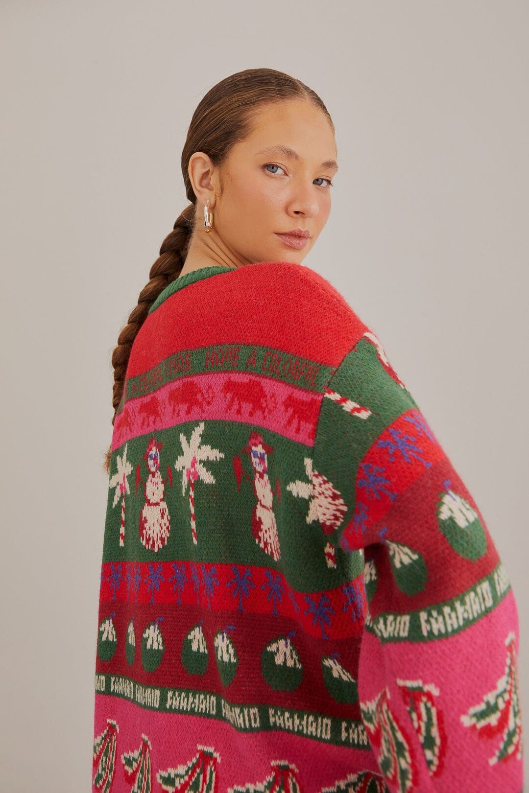 Tropical Christmas Ainika Cardigan sold by FARM Rio product image thumbnail 3
