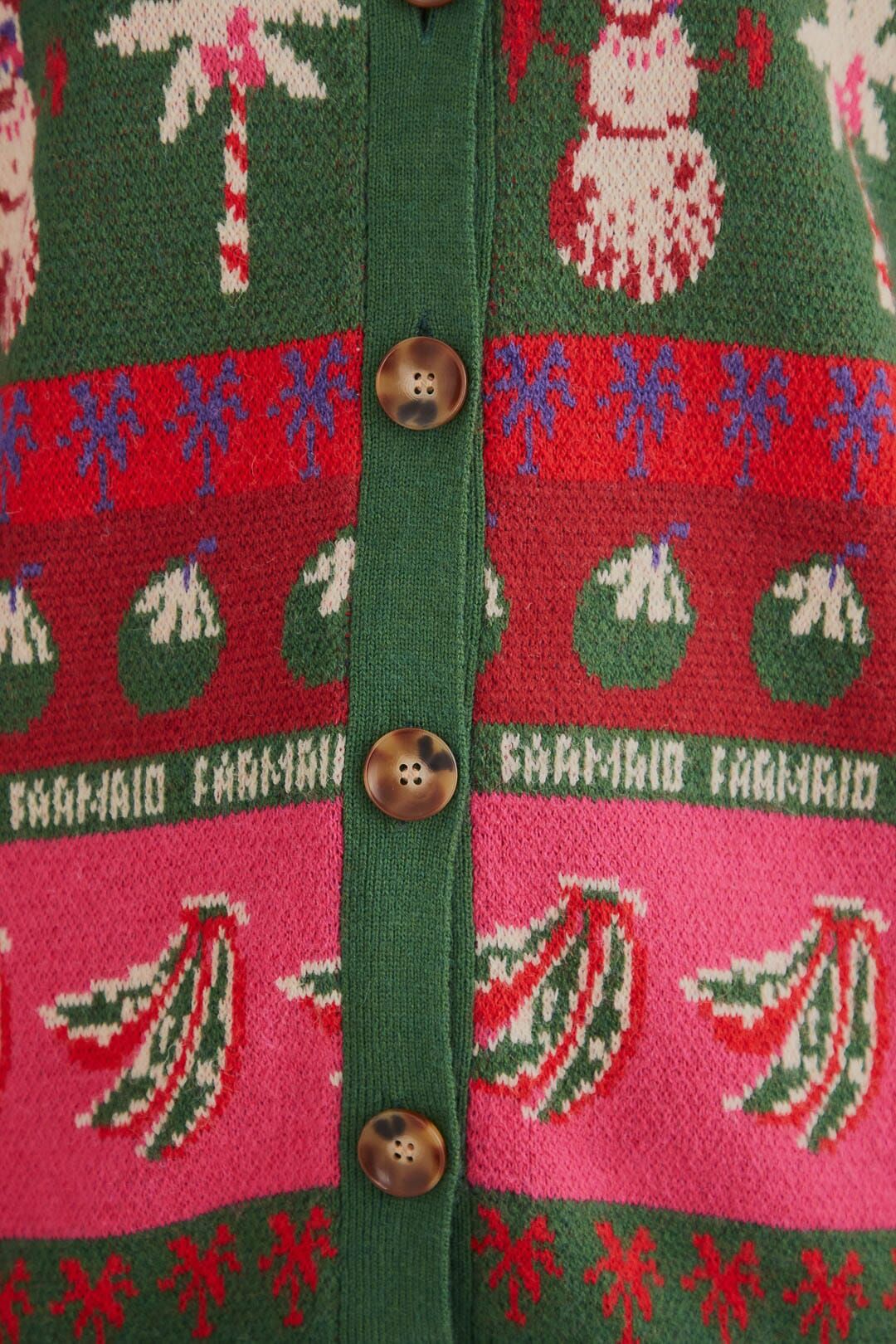 Tropical Christmas Ainika Cardigan sold by FARM Rio product image thumbnail 5