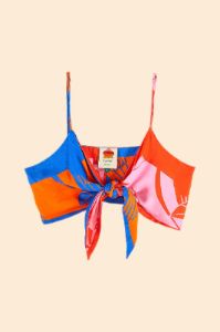Mixed Rainbow Toucans Crop Top sold by FARM Rio