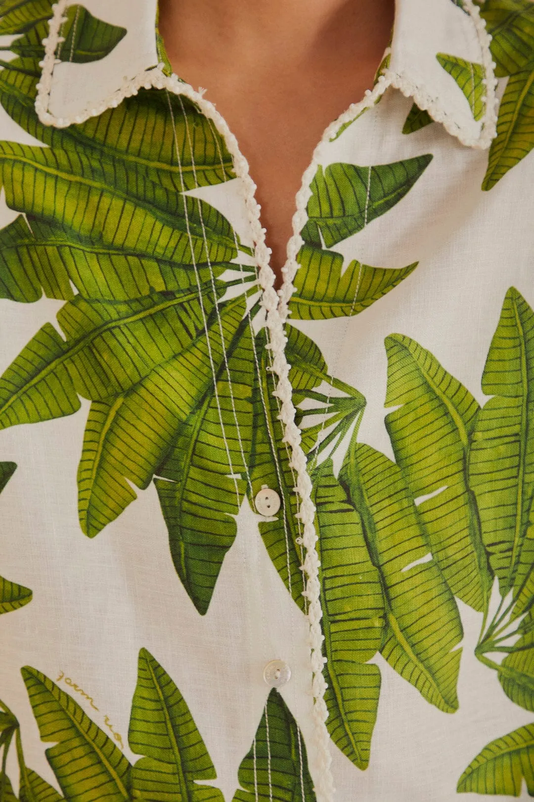 Off-White Palm Fan Shirt sold by FARM Rio product image thumbnail 4