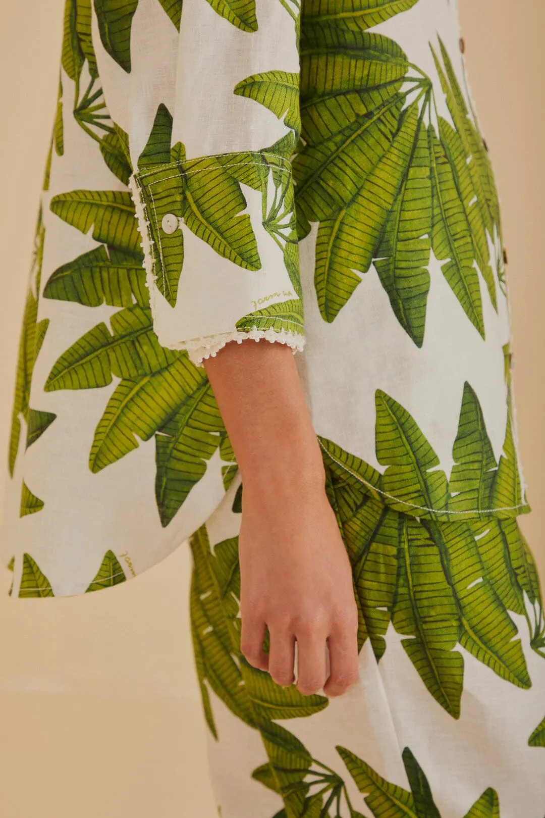 Off-White Palm Fan Shirt sold by FARM Rio product image thumbnail 5