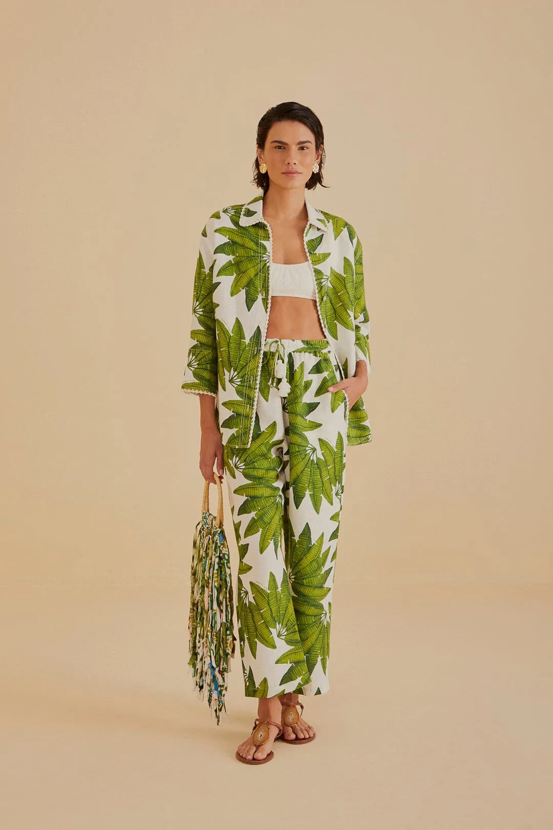 Off-White Palm Fan Shirt sold by FARM Rio product image thumbnail 2