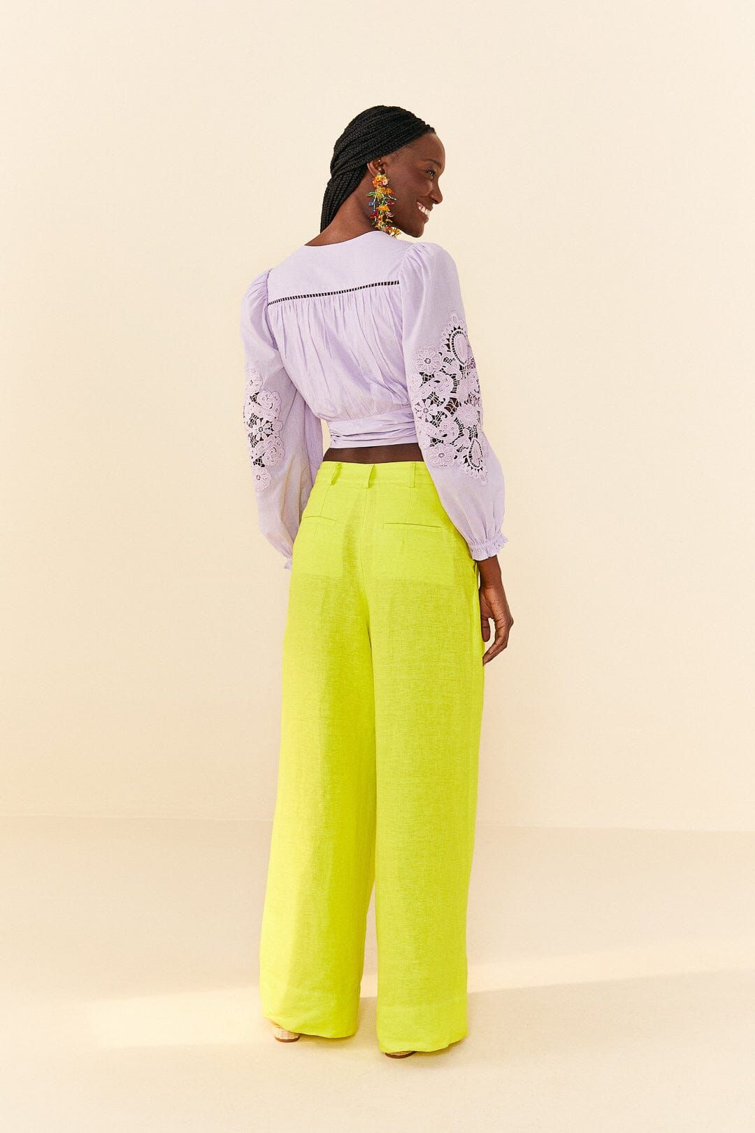 Lilac Lace Blouse sold by FARM Rio product image thumbnail 4