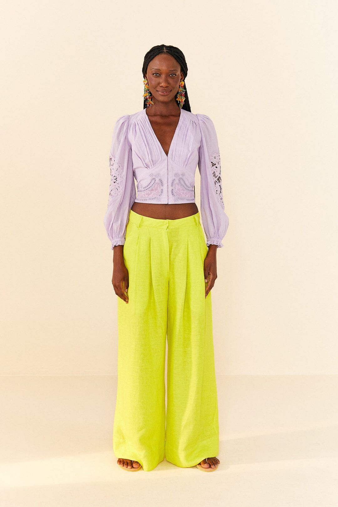 Lilac Lace Blouse sold by FARM Rio product image thumbnail 2