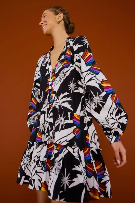 Toucans Wave Organic Cotton Mini Dress sold by FARM Rio