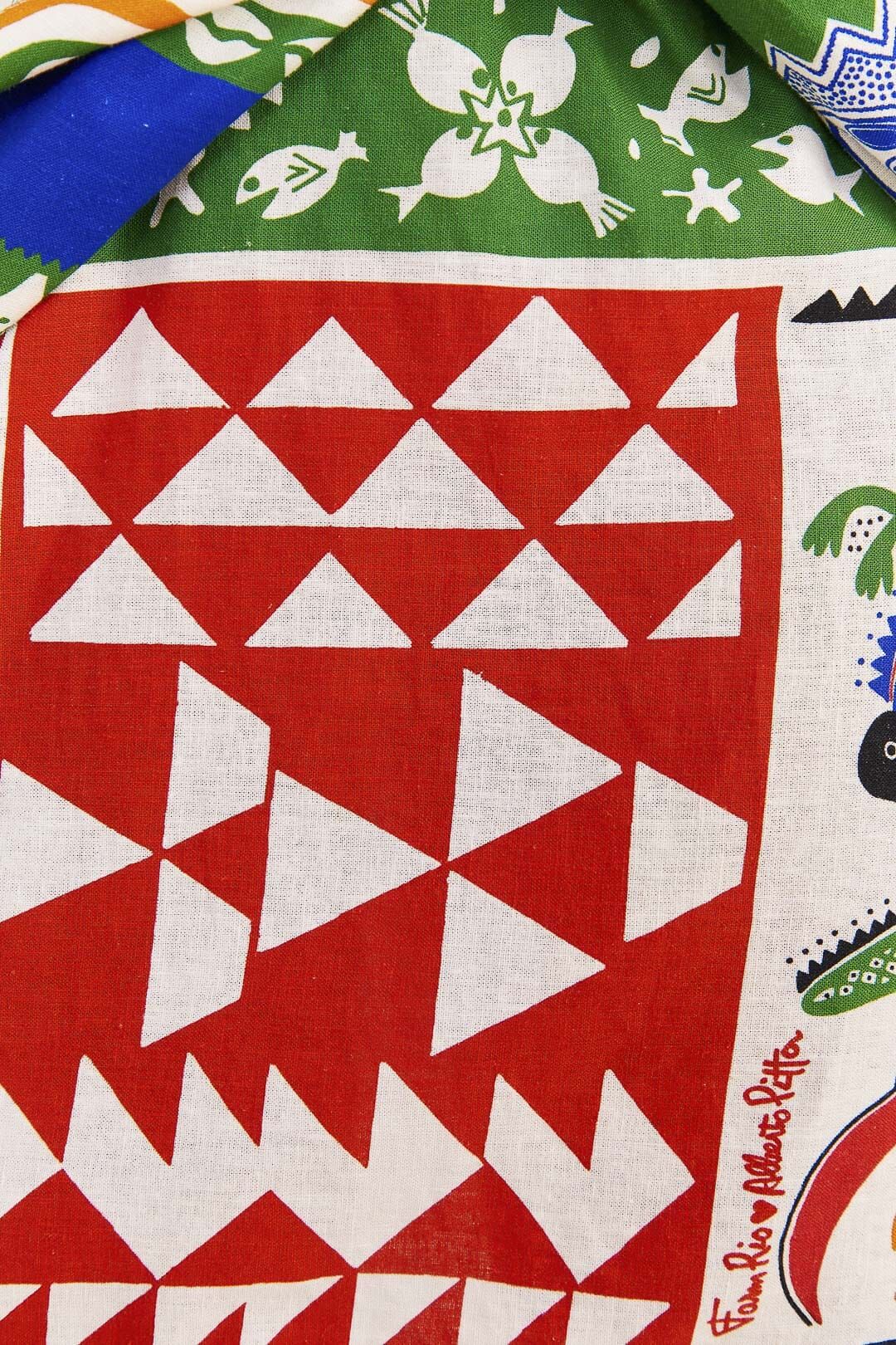 Off-White Pitta Colors Mini Dress sold by FARM Rio product image thumbnail 5