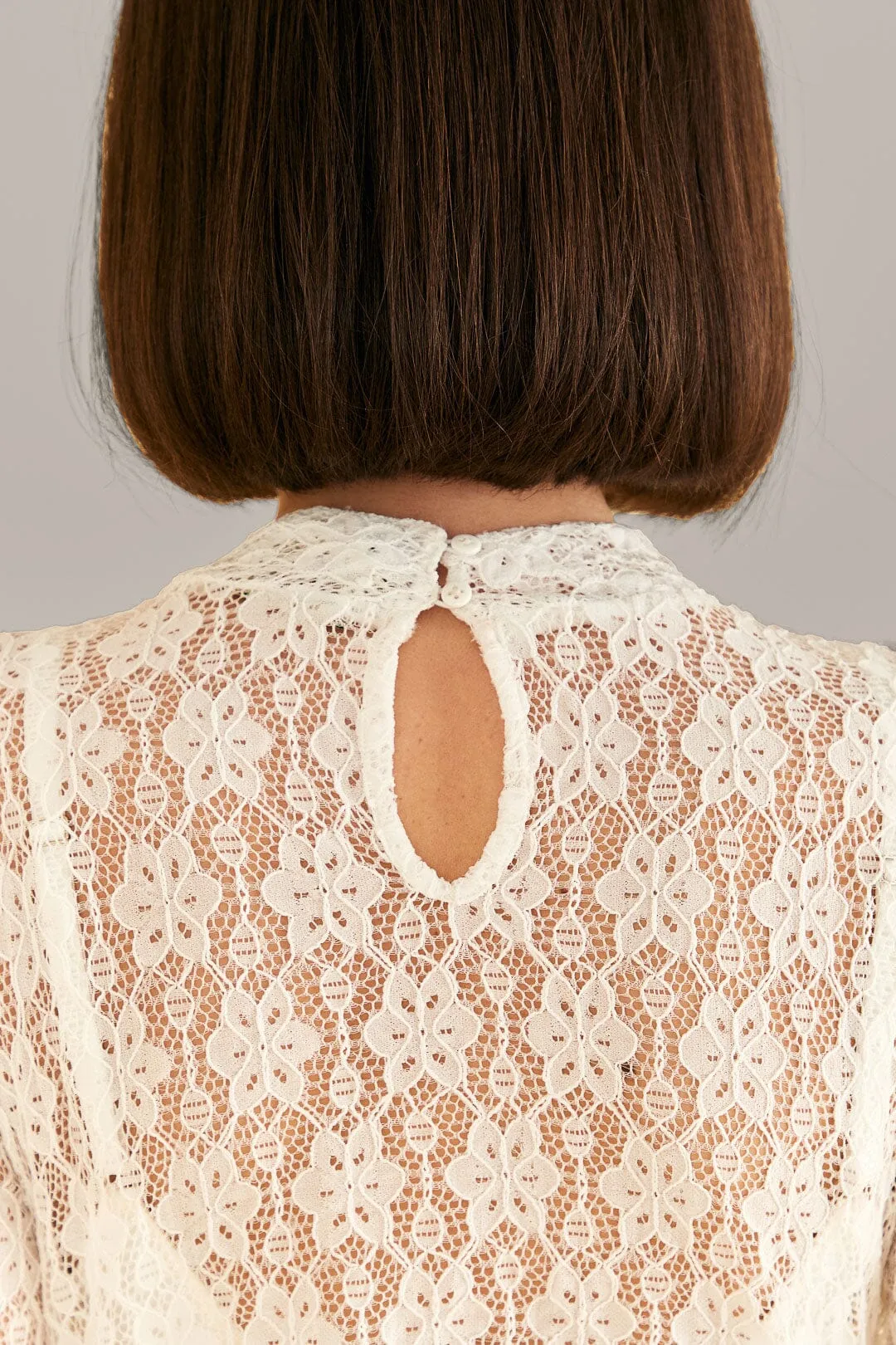 White Lace Long Sleeve Blouse sold by FARM Rio product image thumbnail 4
