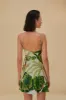 Tropical Forest Off-White Mini Dress sold by FARM Rio